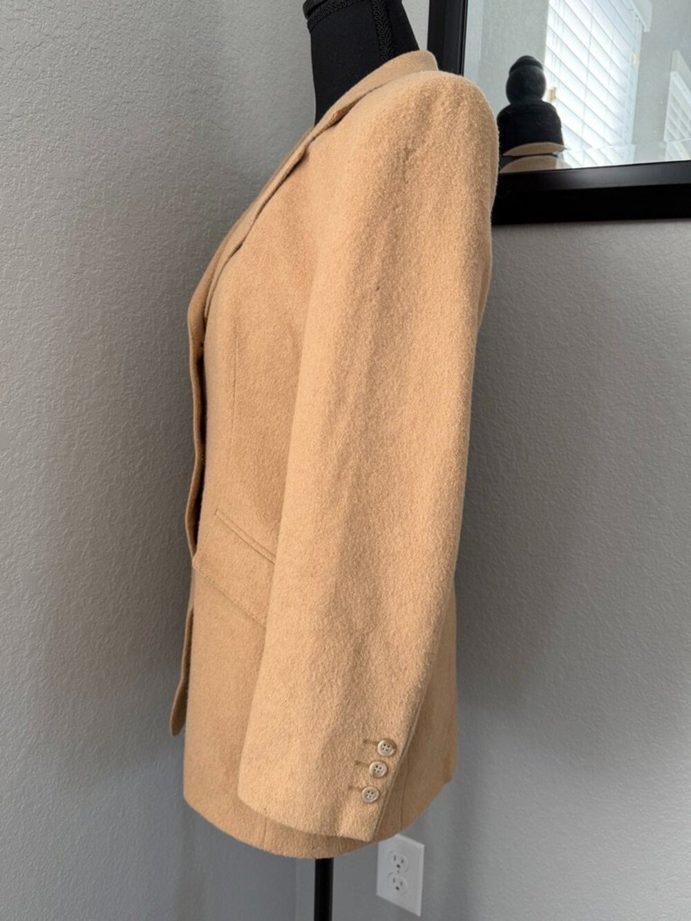 Vintage BROOKS BROTHERS Camel Hair Blazer 6 Women's - Picture 5 of 16